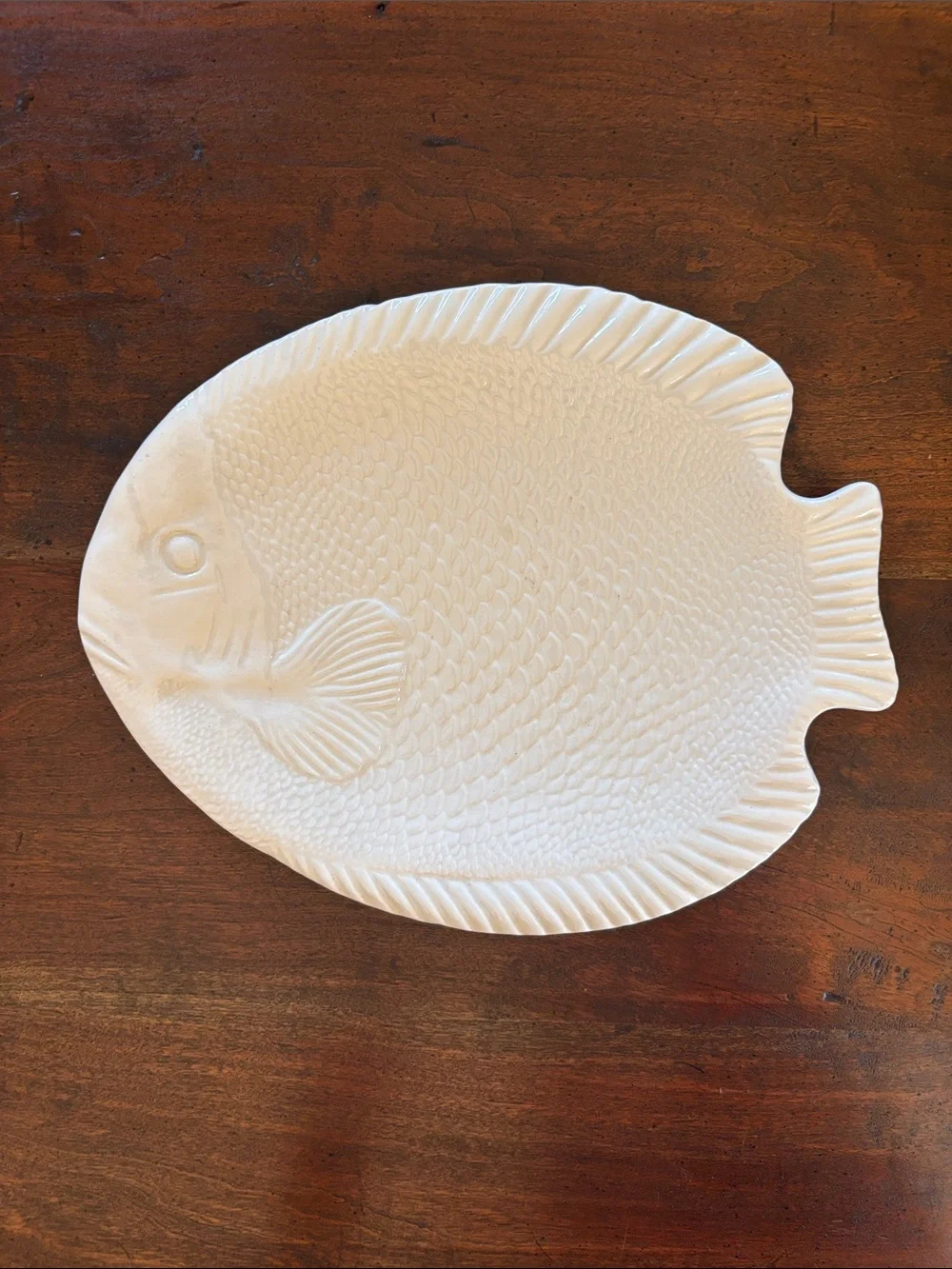Baum Bros White Fish Plate